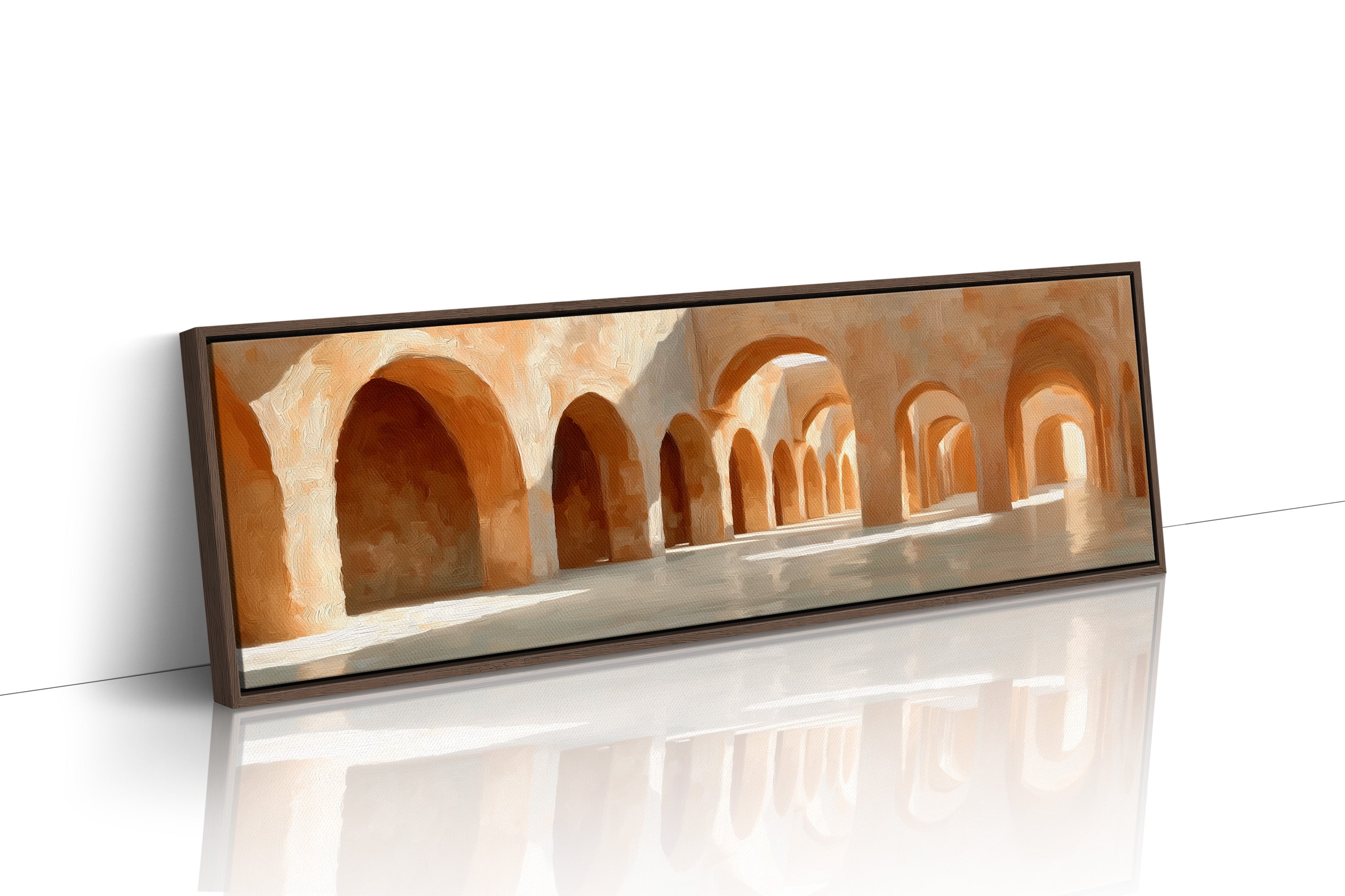 Sunlit Arches in Stillness