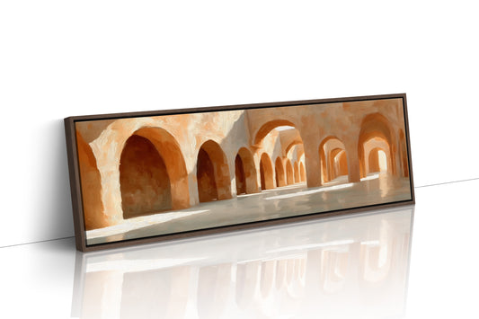 Sunlit Arches in Stillness