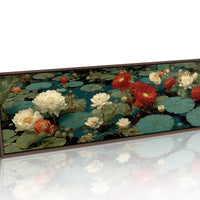 Lotus Garden in Deep Blue Waters