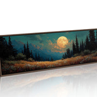 Moonrise Over the Wild Meadow