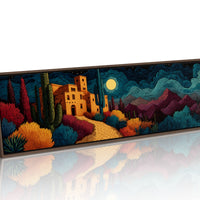 Moonlit Road to the Desert Villa