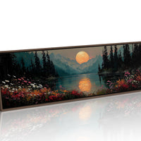 Moonlight Over the Wild Lake