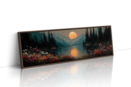 Moonlight Over the Wild Lake