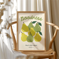 Goodness Beyond Com-Pear-Ison