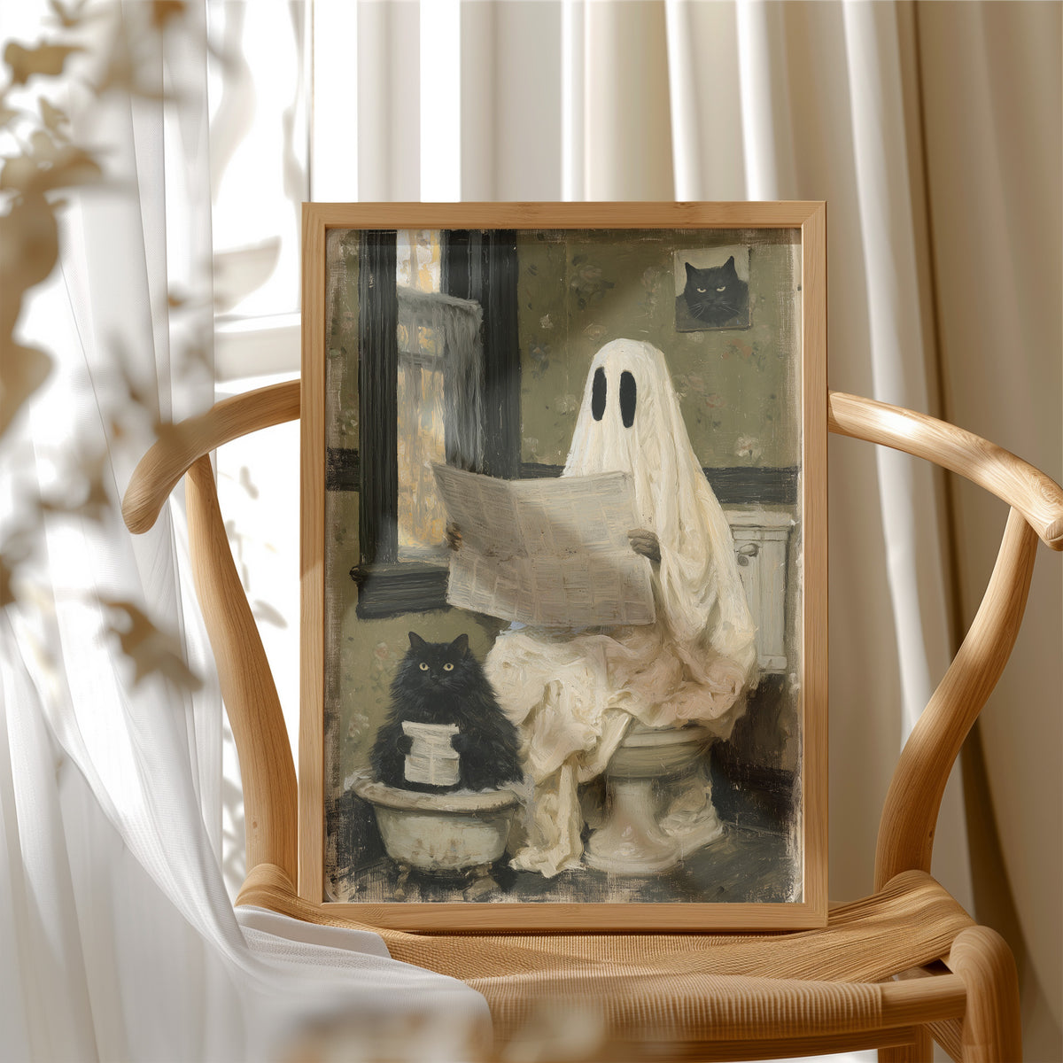 Boo's Morning Paper Routine