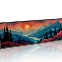 Sunset Layers Across Silent Peaks