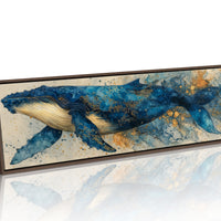 Midnight Whale In Golden Tides