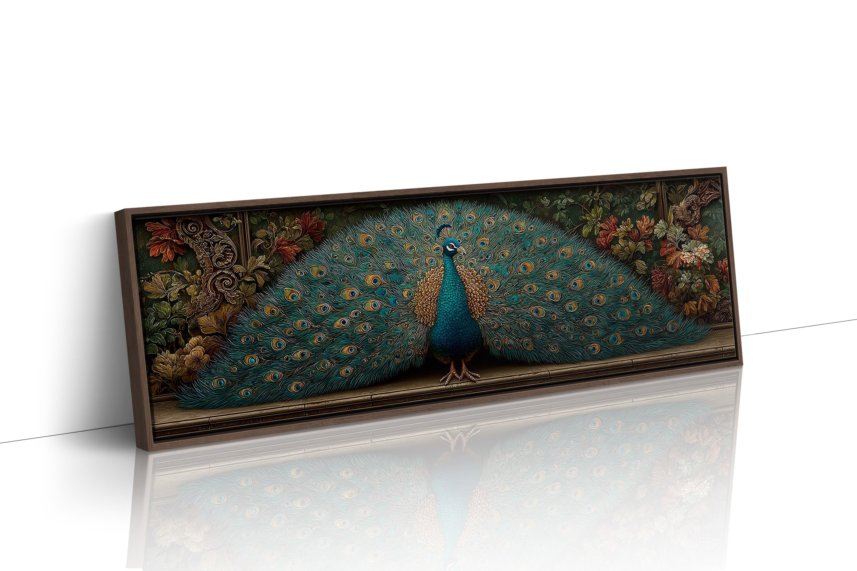 Emerald Plumes In Royal Bloom