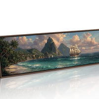 Sails Beneath Emerald Peaks