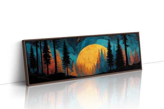 Golden Moon Over Timberline
