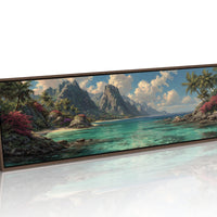 Emerald Shores Beneath Rising Peaks