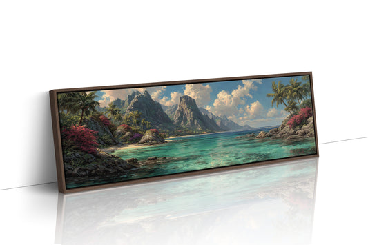 Emerald Shores Beneath Rising Peaks