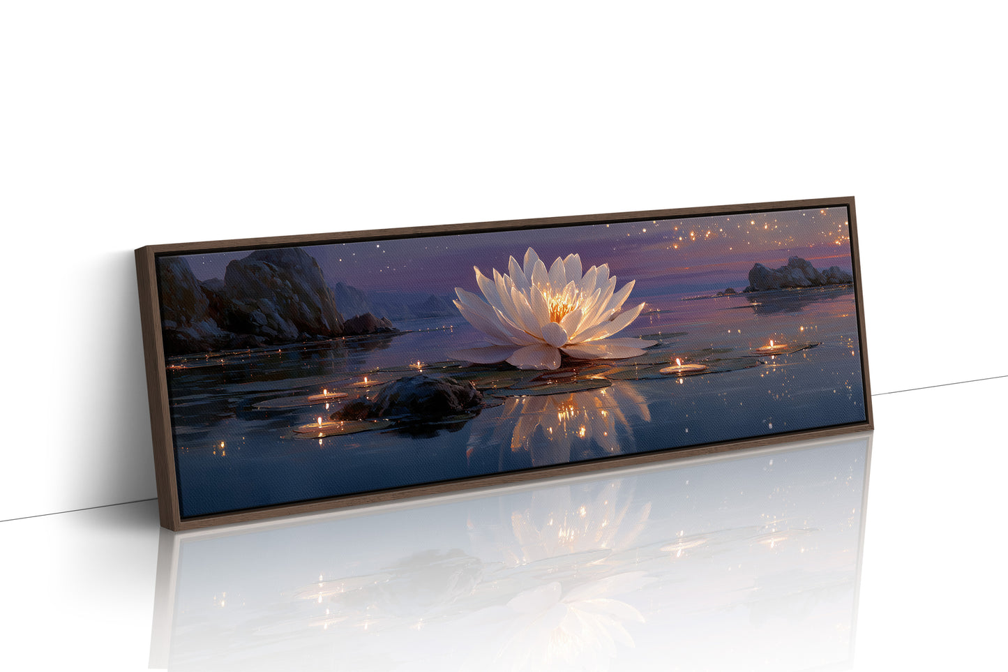Lotus Light at Dusk