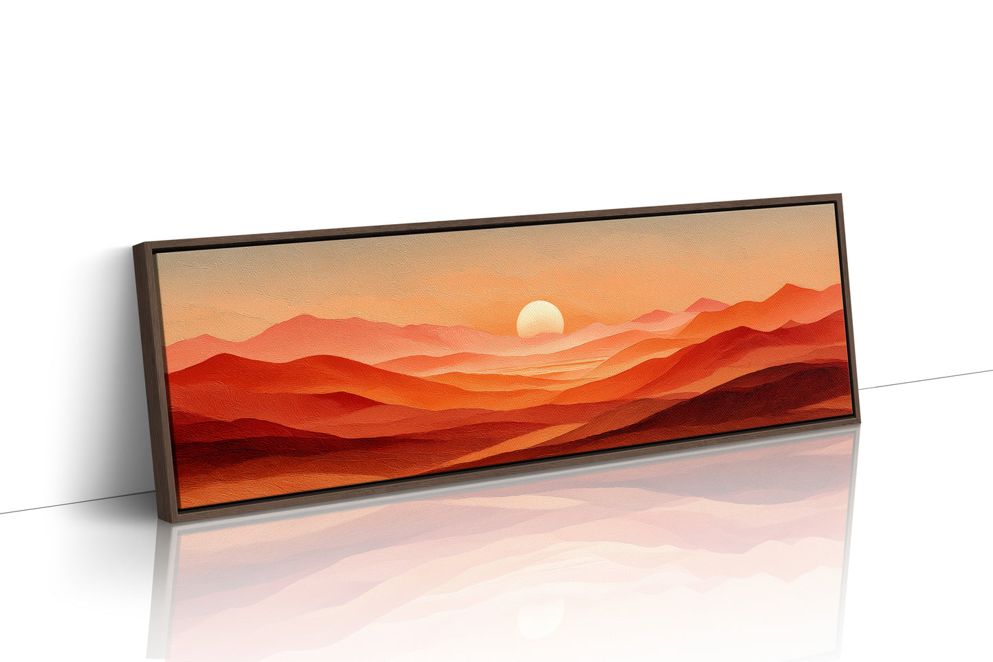 Sunset Waves of Amber Hills