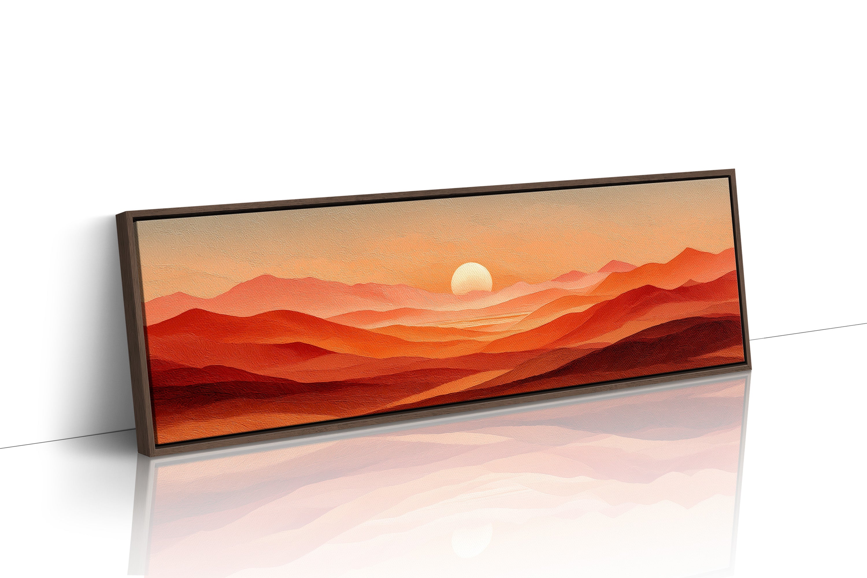 Sunset Waves of Amber Hills