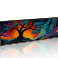 Ember Sky Beneath the Ancient Oak