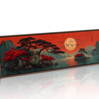 Crimson Sun Over Quiet Isles