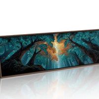 Golden Light Through the Enchanted Forest