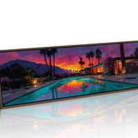 Desert Sunset Poolside Glow