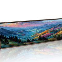 Hills Painted By The Setting Sun