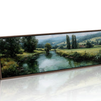 Quiet River Through Green Fields