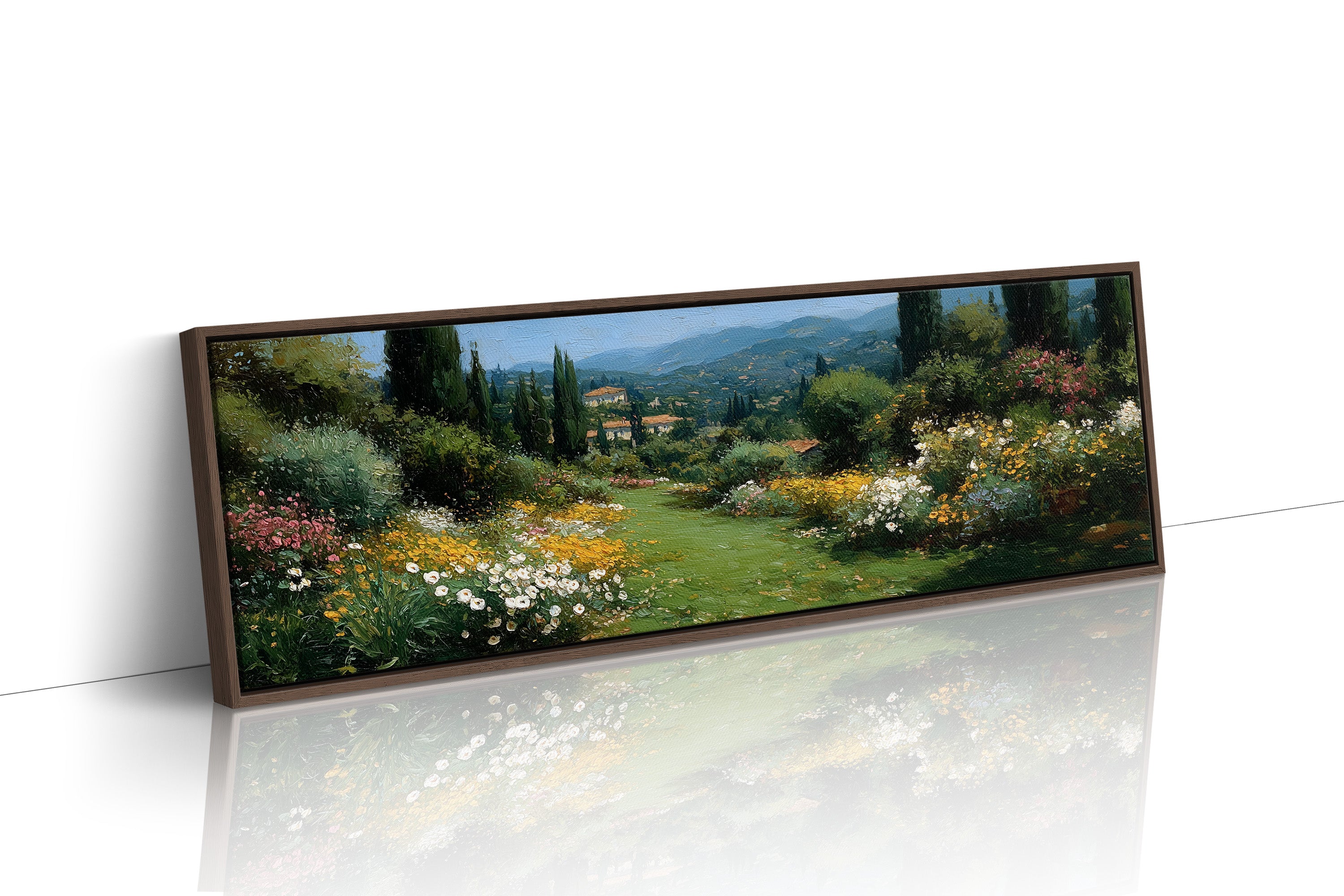 Sunlit Garden Path In Tuscany