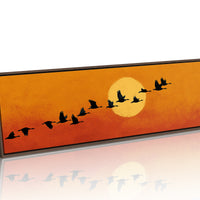 Wild Geese Across the Setting Sun