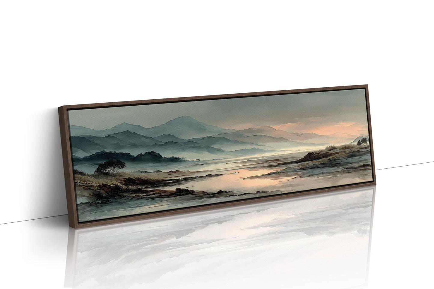 Misty Mountain Valley at Dawn