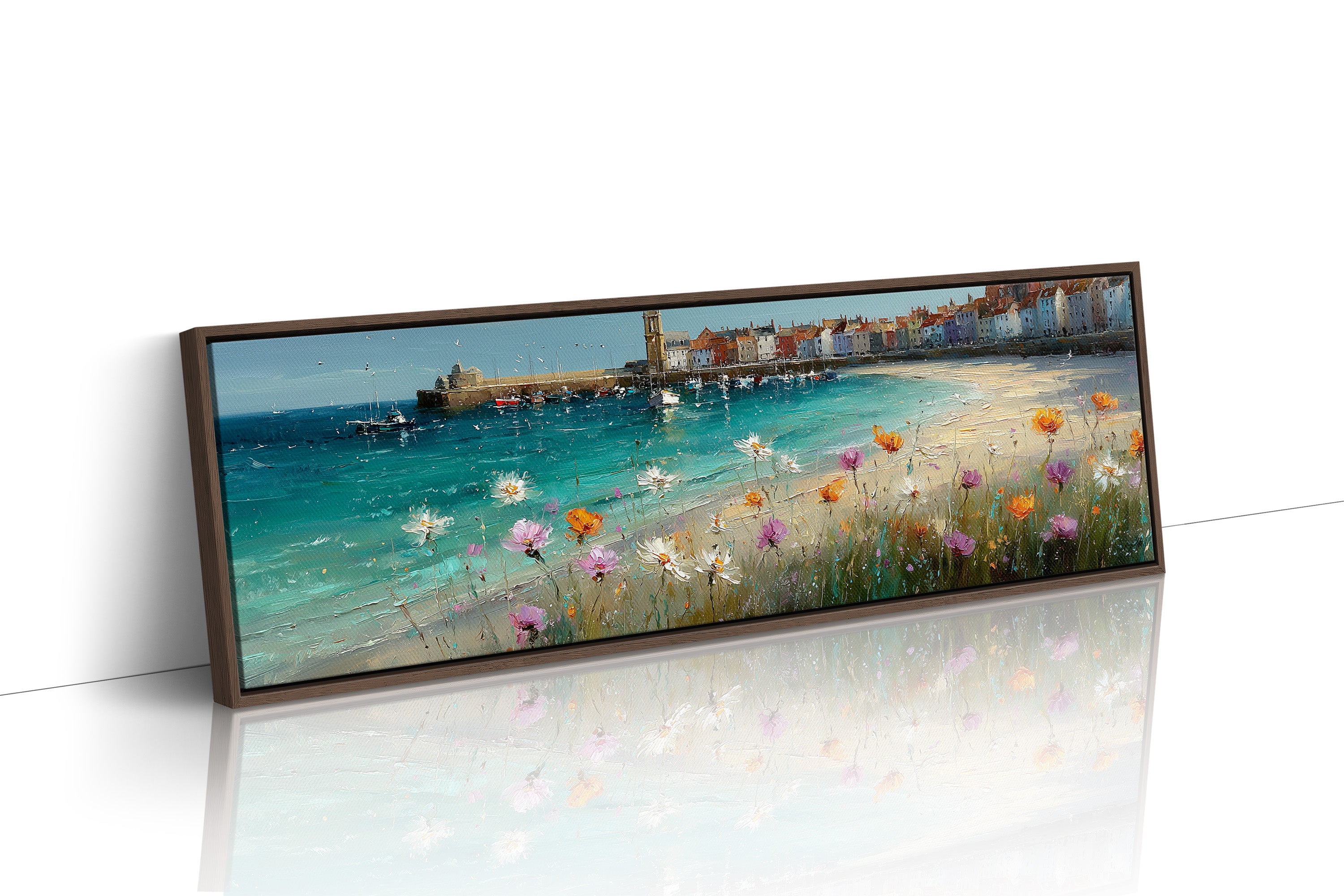 Wildflowers Beside The Harbor
