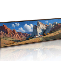 Valley Home Beneath Stone Giants