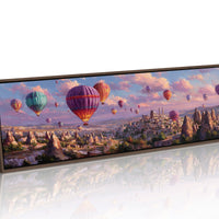 Balloons Rising Over Stone Valleys