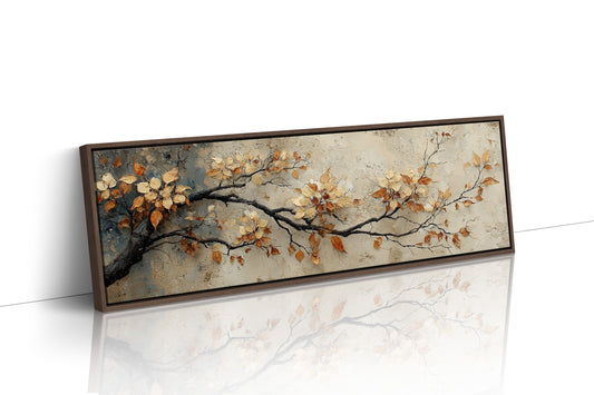 Golden Leaves On Quiet Branch