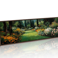 Sunlit Garden Path in Bloom