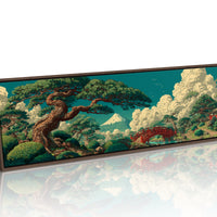 Mount Fuji Garden Bridge Landscape