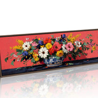 Wildflowers Spill Across Coral Light
