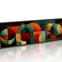 Mid Century Geometry In Earth Tones