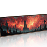 Cathedral Beneath a Burning Sky