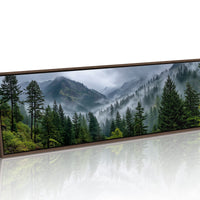 Misty Pines In Mountain Silence