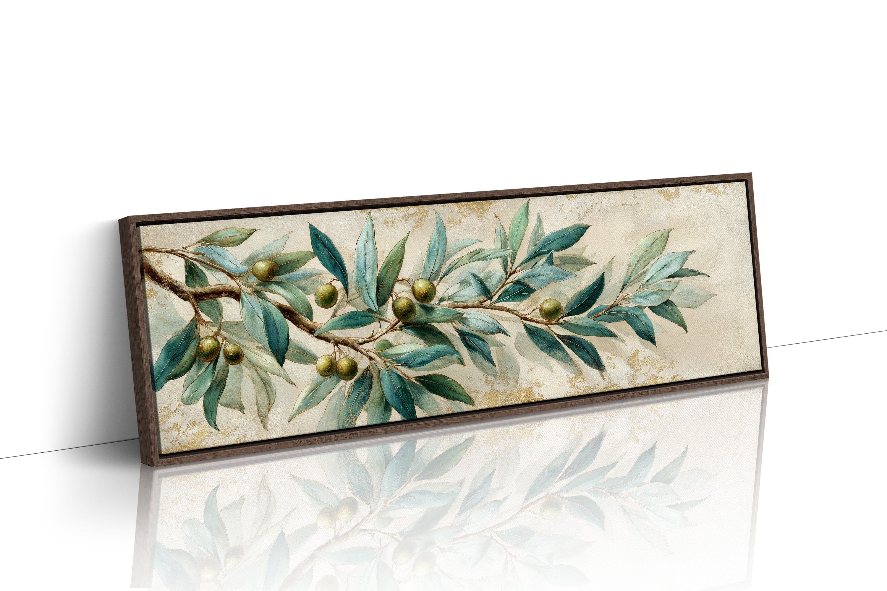 Olive Branch In Soft Mediterranean Light