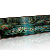 Water Lilies In Forest Stillness