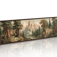 Majestic Mountain Forest Wilderness Landscape