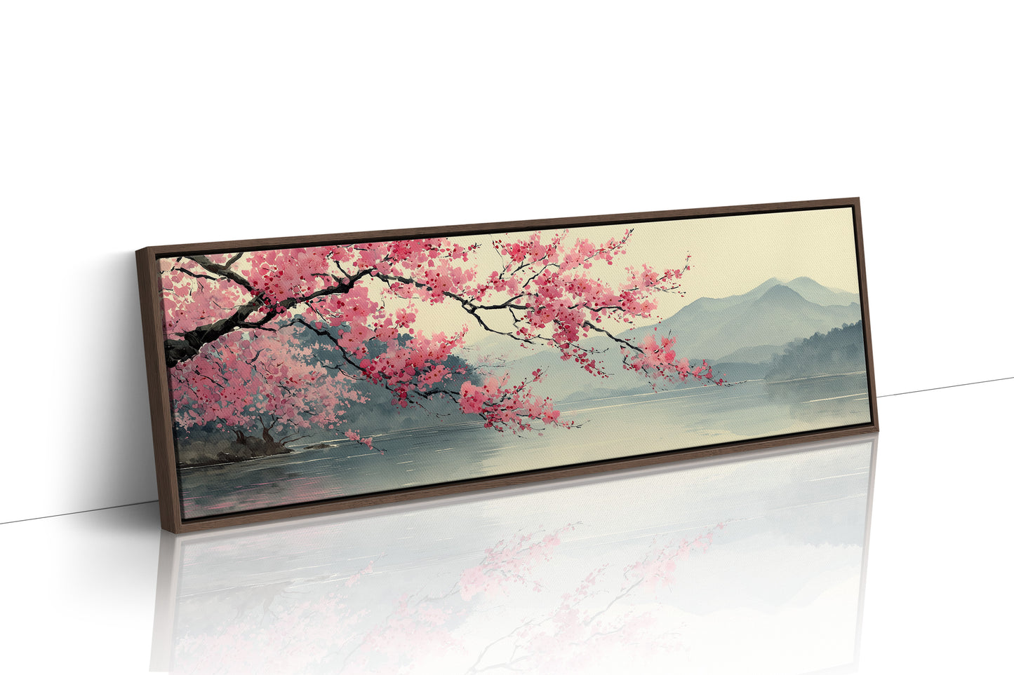 Cherry Blossoms Over Quiet Waters