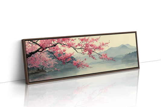 Cherry Blossoms Over Quiet Waters