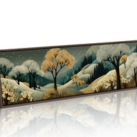 Golden Trees Beneath A Starlit Valley