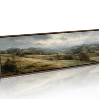 Quiet Hills Beneath A Silver Sky