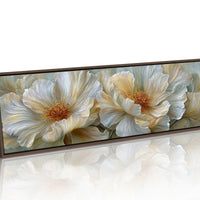 Golden Hearts Of White Blossoms