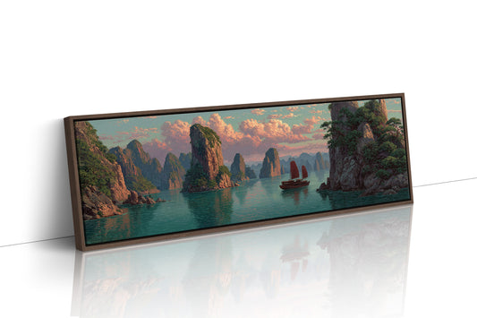 Sailing Between Stone Giants