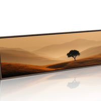 A Lone Tree In Golden Quiet