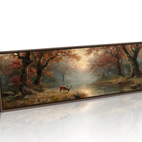 Autumn Stag By The Quiet Water