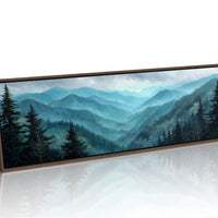Blue Mountains In Morning Mist